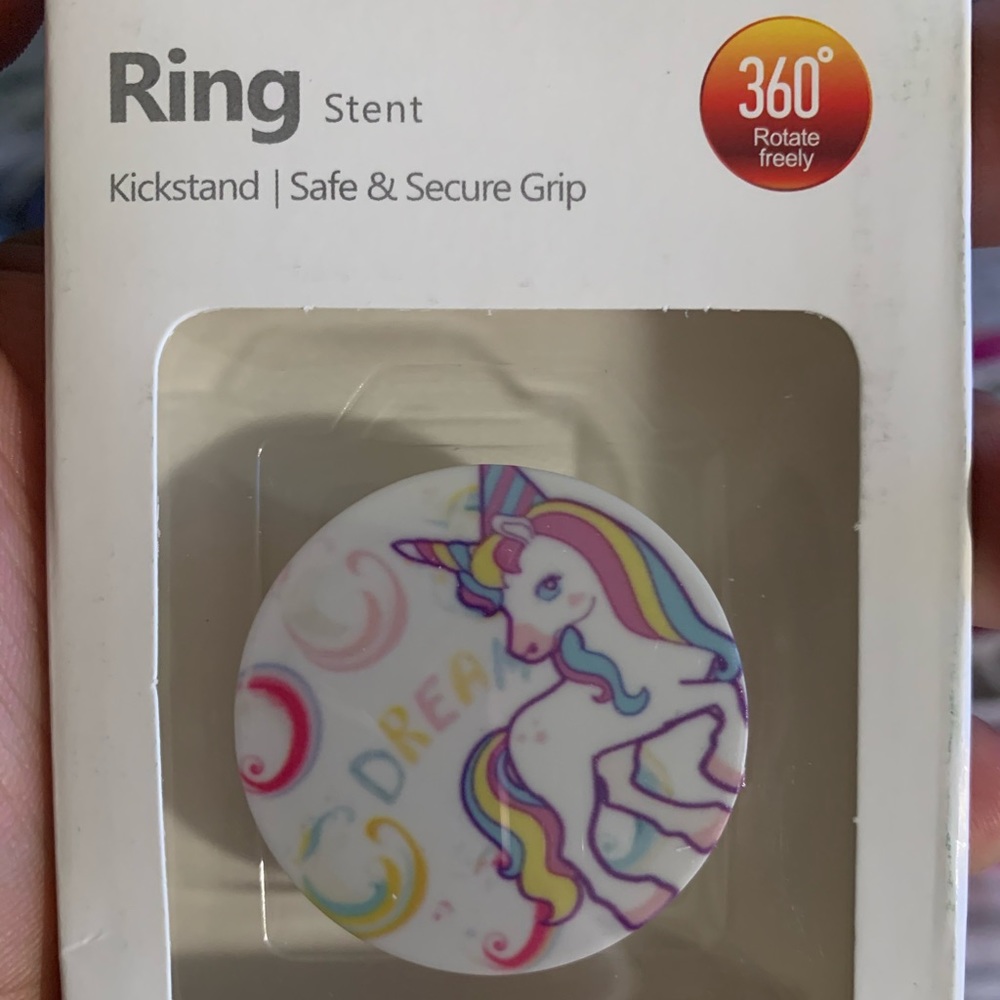 Unicorn 🦄 Ring Hook Secure Grip (Universal)
